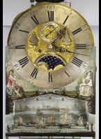 Staand horloge van 'Gerrit Vos, Amsterdam'