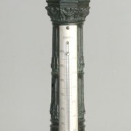 Antieke duitse 'Berlin Sieges Säule' thermometer.