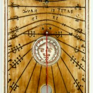 Bedeutende Antike Nrnberger Elfenbein Sonnenuhr (Klappsonnenuhr) von Lienhart Miller 1619
