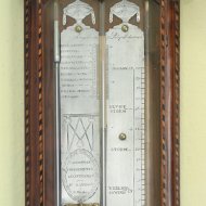 Hollandse bakbarometer,  'F. Bazerga te Rotterdam'.