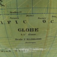 Duitse elektrische globe klok, interbellum, ca. 1930