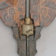 Vroege zeldzame engelse 'Queen Anne' transporteerbare barometer, ongesigneerd, circa 1700-1710.